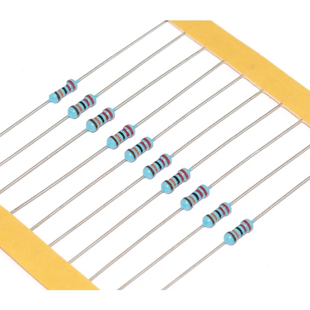kit 10 Resistores 1k 100k 200k Ohm 1/4w 1% Metal Film