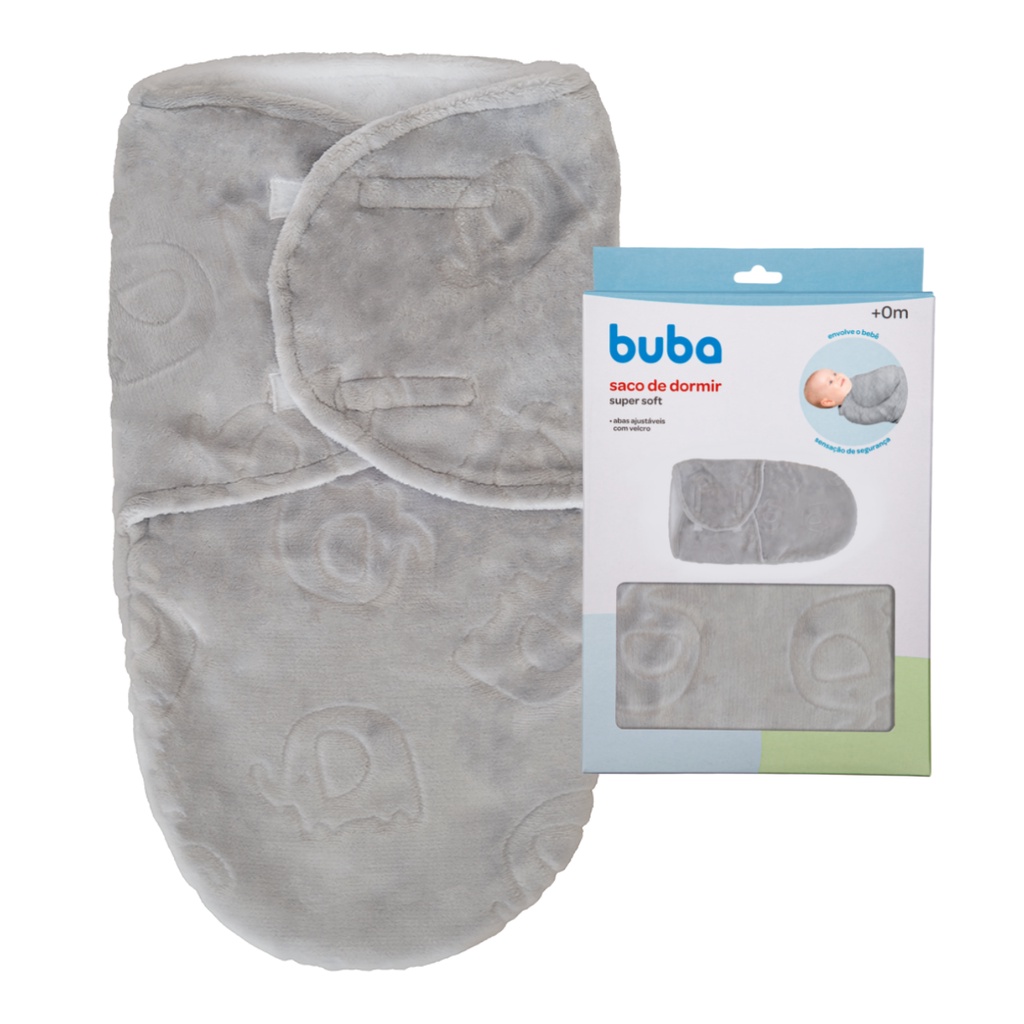 Saco de Dormir Manta Enrolar Bebê Casulo Cueiro Neutro