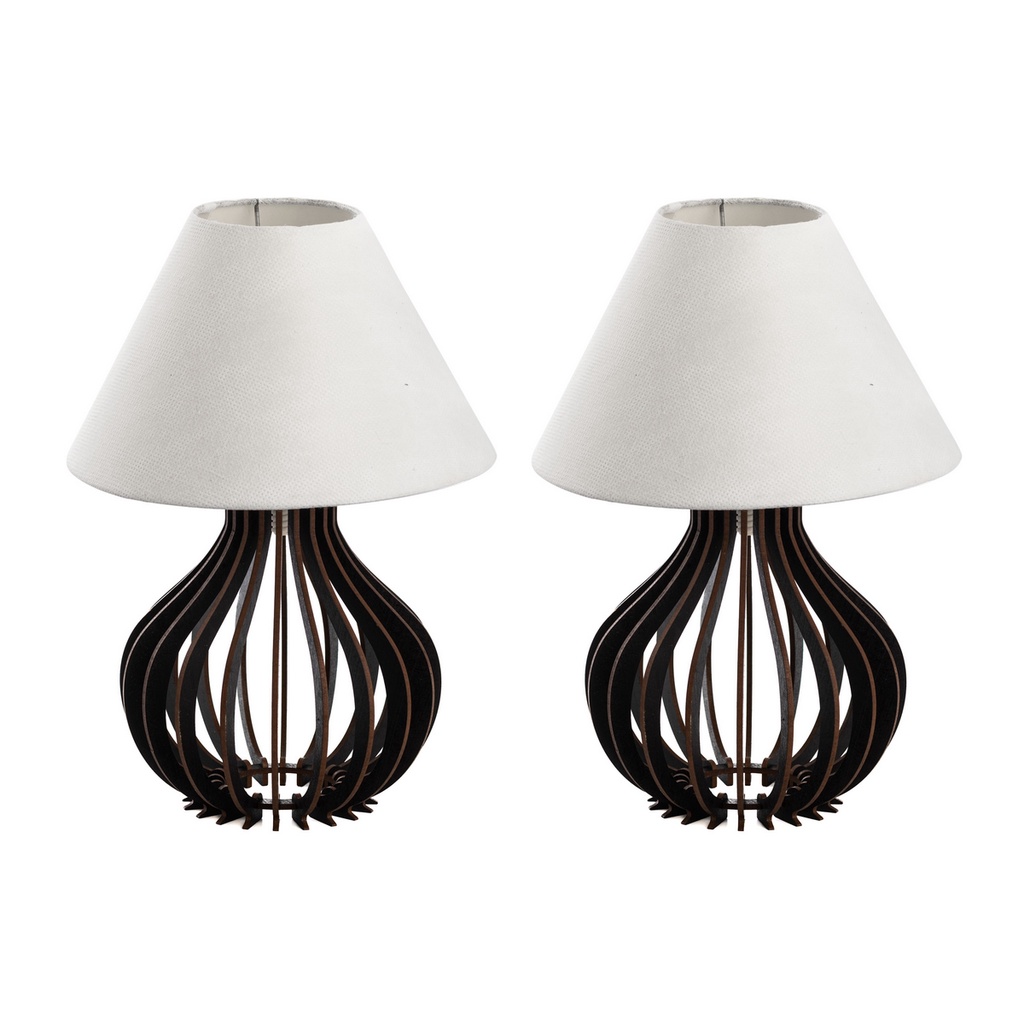 2 Luminária Abajur Criado Mudo Para Cabeceira Cama Quartos | Shopee Brasil
