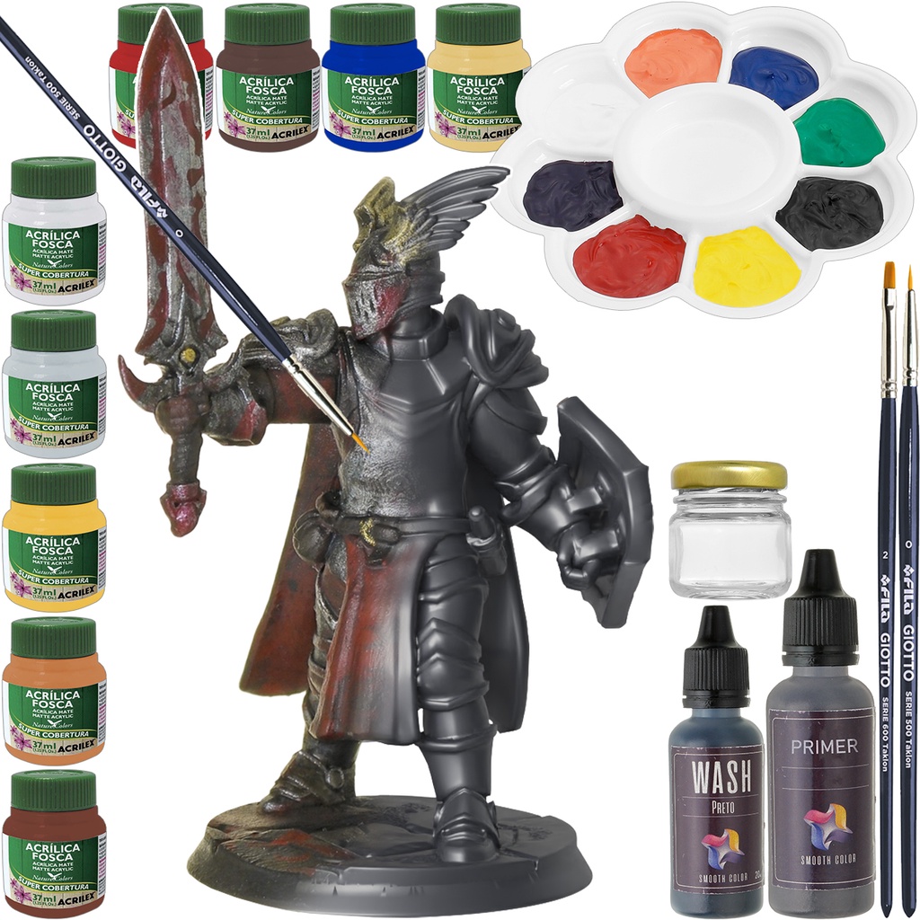 Tinta Wash 20ml - Verde - Smooth Color - Pintura Miniaturas RPG