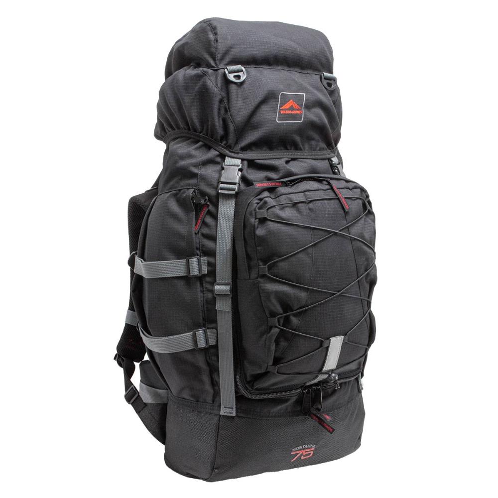 Mochila Cargueira Montanha 75 Litros Preta - Trilhas e Rumos | Shopee ...