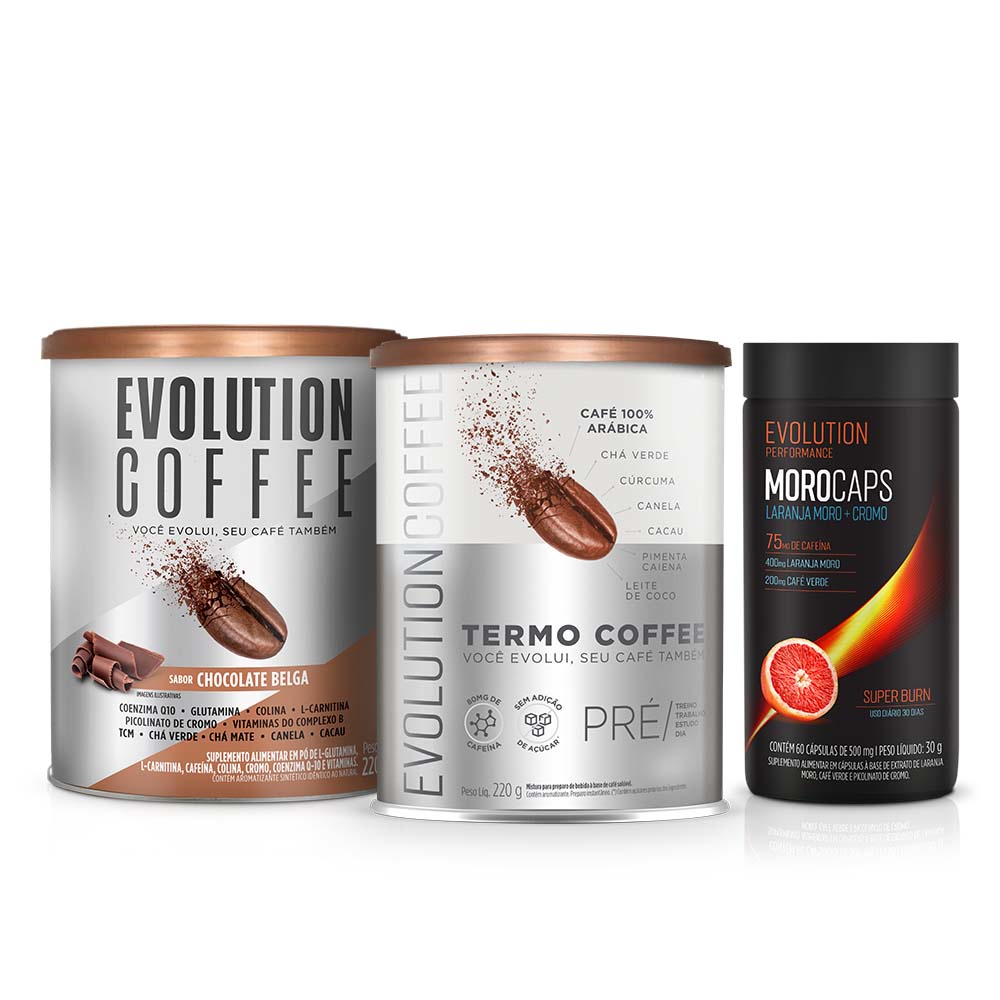 Kit Evolution Coffee MoroCaps + Evolution Arábica + Chocolate Belga ...