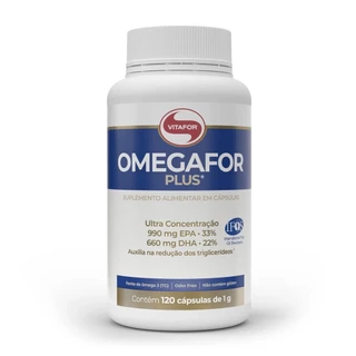 Omegafor Plus Ultra Concentrado 990mg EPA e 660mg DHA - Vitafor - 120 caps