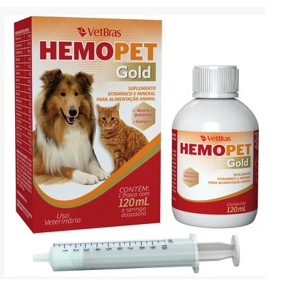 Hemopet Gold 120ml – Vetbras | Shopee Brasil