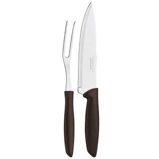 Conjunto Trinchante Plenus Tramontina 23498 2 Peças Aço Inox