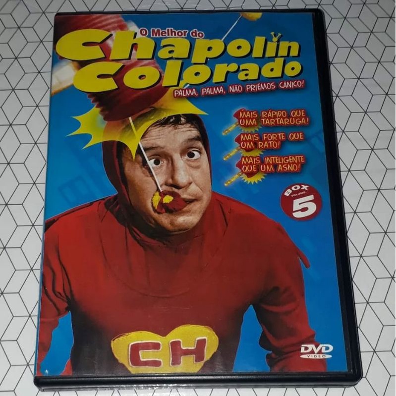 Dvd original O melhor do Chapolin Colorado Box Volume 5 | Shopee Brasil