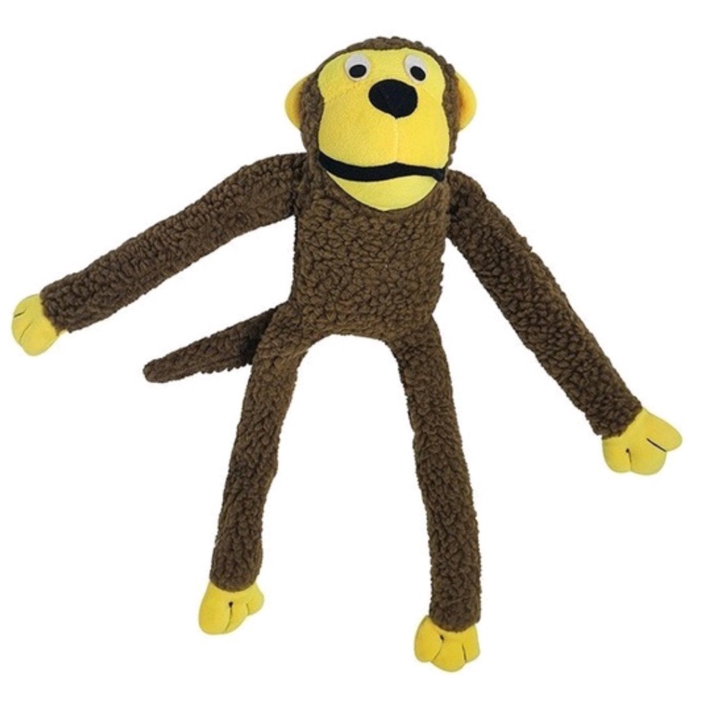 Macaco Dourado Dos Desenhos Animados Simulação Bonito Animal Mão