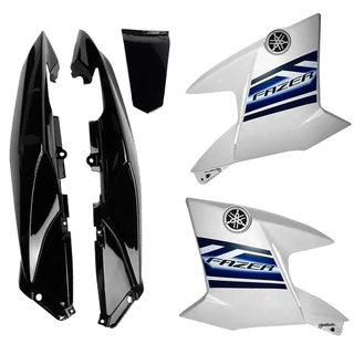 Aba Tanque + Carenagem Rabeta Fazer 250 Branco 2014 BlueFlex