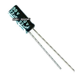 Kit 100 Capacitor Eletrolítico 22uf 50V 105° Radial Original