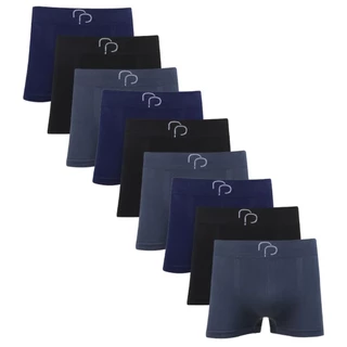Kit 9 Cuecas Box Boxer Masculinas RP Sem Costura Elastano