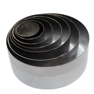 Jogo de Aro Cortadores redondo(inox) 7 peças