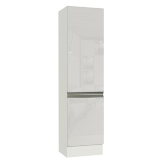 Paneleiro Madesa Smart 100% MDF 2 Portas Branco Brilho