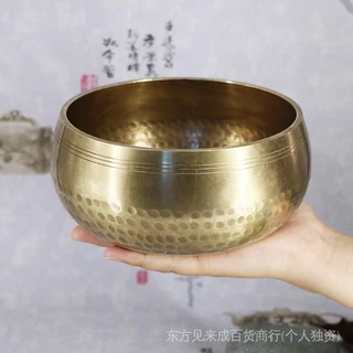 Atacado Himalaia Tigela de Canto Buda Tigela de Meditação Yoga Tigela de Meditação Yoga Tigela de Canto Tibetano Tigela de Cobre Tigela de Canto Buda Tigela de Canto Orelha de Cobre Tigela de Canto Removedor de Som Negativo
