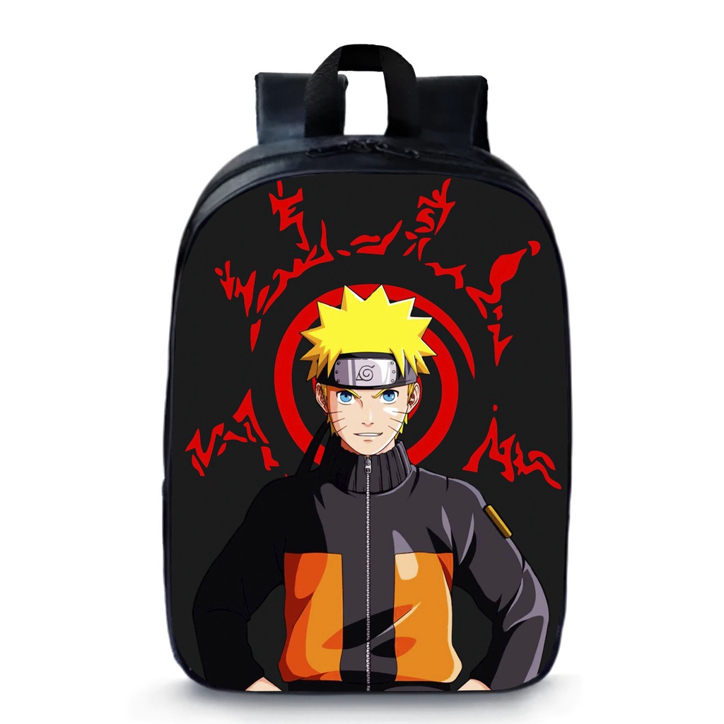 Bolsa Naruto Aldeia da folha Preta Transversal