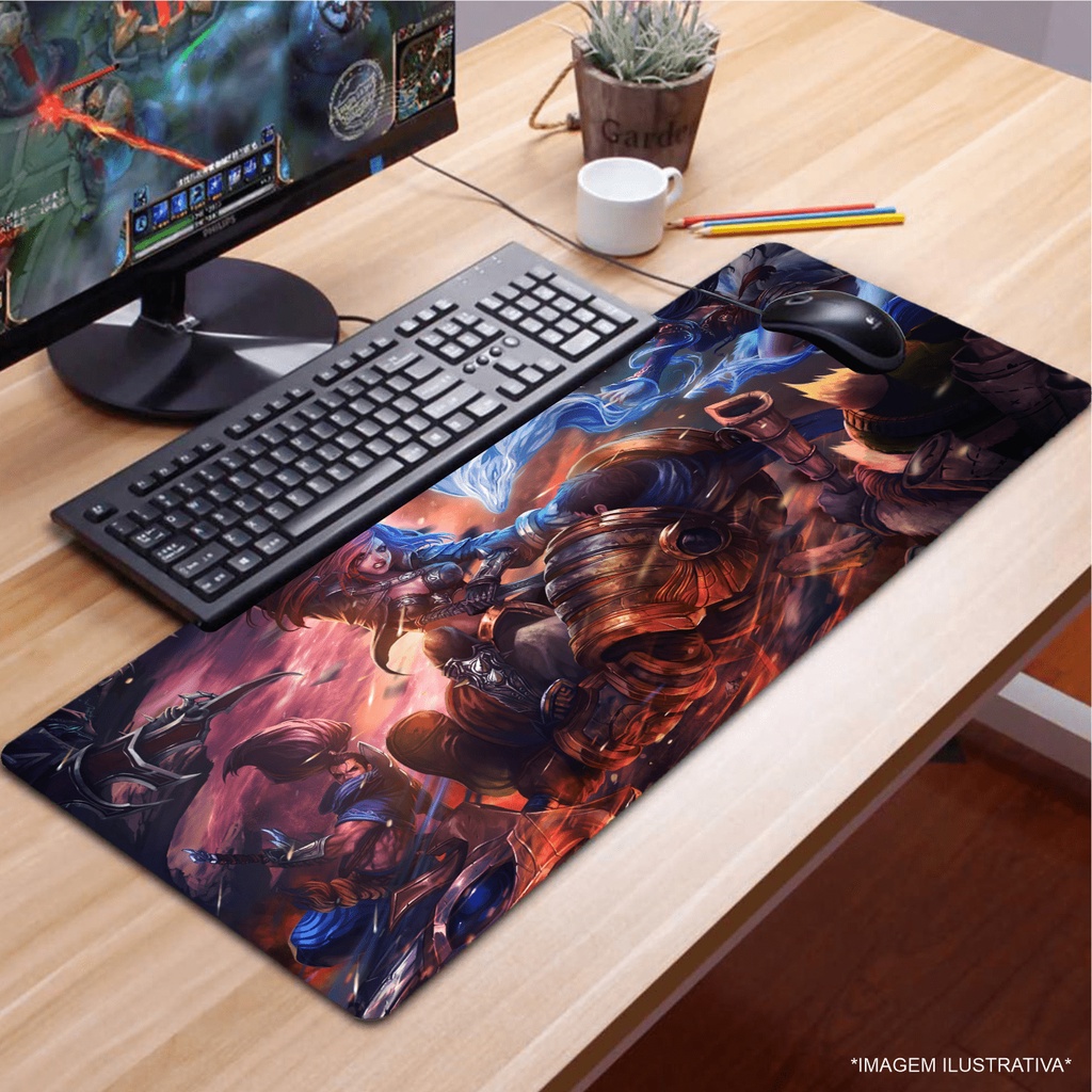 Mouse Pad Gamer 65x32cm Estampa 64