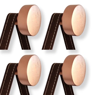 Gancho de Parede Pendurador Cabideiro Rose Gold 4 Unidades
