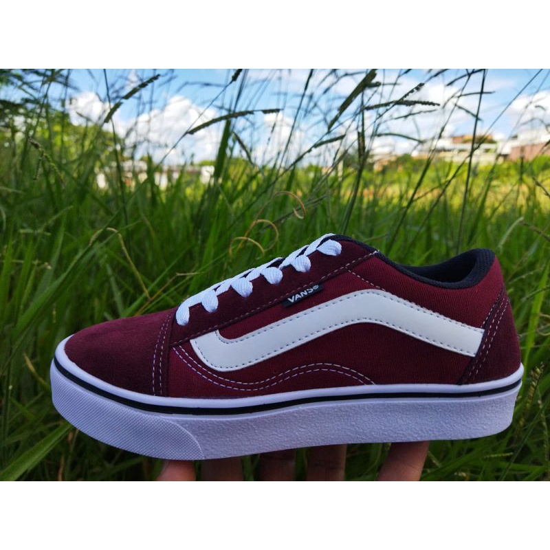 Vans old hotsell skool vino tinto