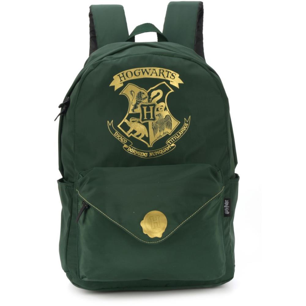 Mochila Harry Potter Grande Verde Luxcel Shopee Brasil