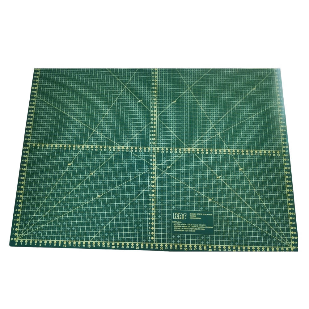 Base Para Corte De Mesa A2 Dupla Face Patchwork Artesanato 60 cm x 45 cm