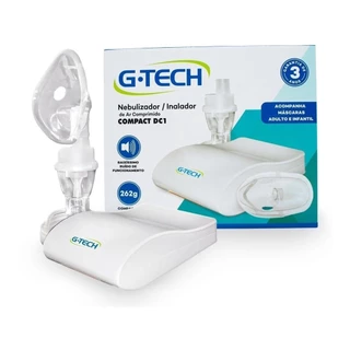 Nebulizador/Inalador Portátil Qualidade G-Tech Nebcomdc1 Design Compacto E Alta Nebulização e Nebulizador Portátil Prático Multilaser