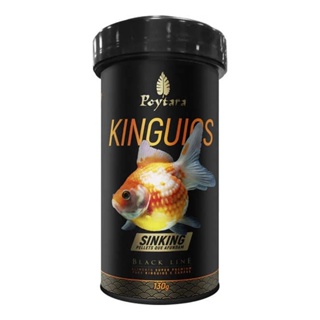 Ração Para Peixes Poytara Kinguio Sinking Black Line - 130g