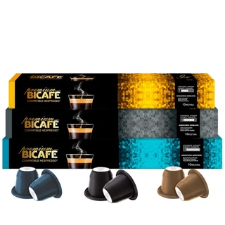 Kit 30 Cápsulas Café Bicafé Premium P/ Máquinas Nespresso*