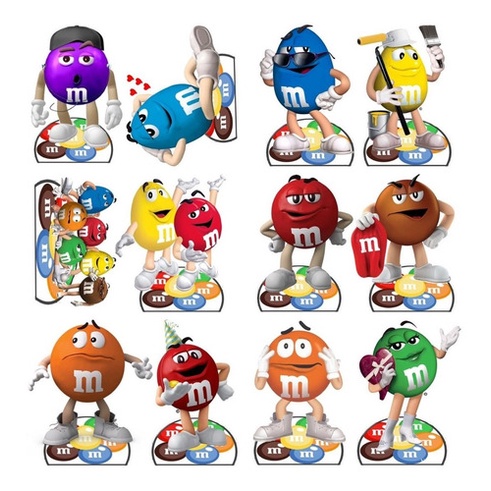 Kit 10 - Display De Mesa | m&m's | Shopee Brasil