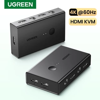 UGREEN 4K60Hz HDMI KVM Interruptor 2 Em 1 OUT Ultra HD Caixa De Comutação Para Monitor