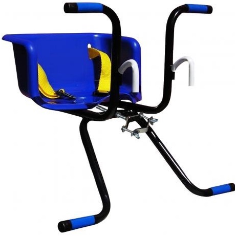 Cadeirinha Para Bicicleta Peixinho Stilo Modelo Basica Azul
