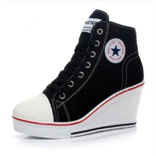 All star sale com salto anabela