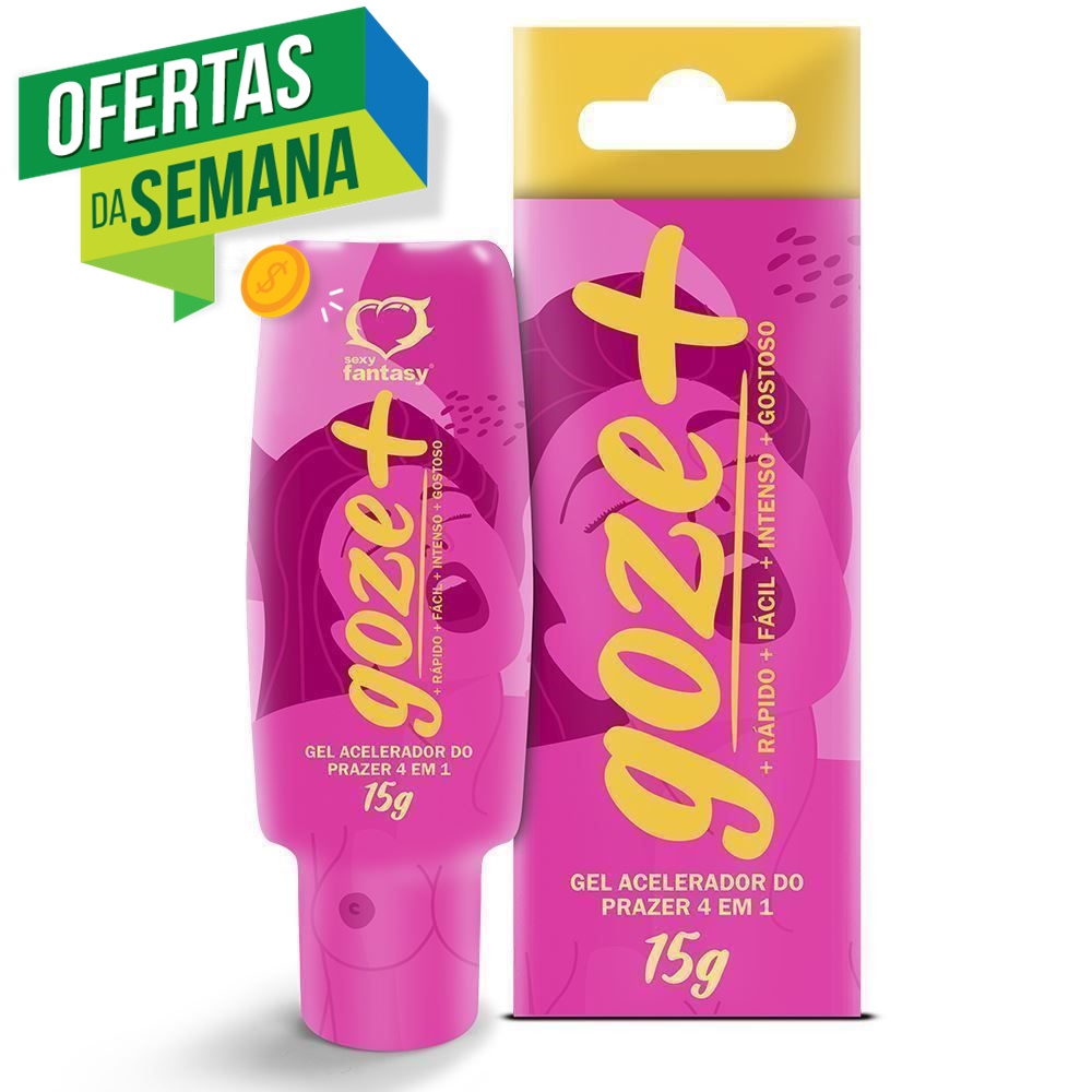 GOZE MAIS GEL ACELERADOR DO PRAZER 4 EM 1 SEXY FANTASY 15GRS ENVIO ...