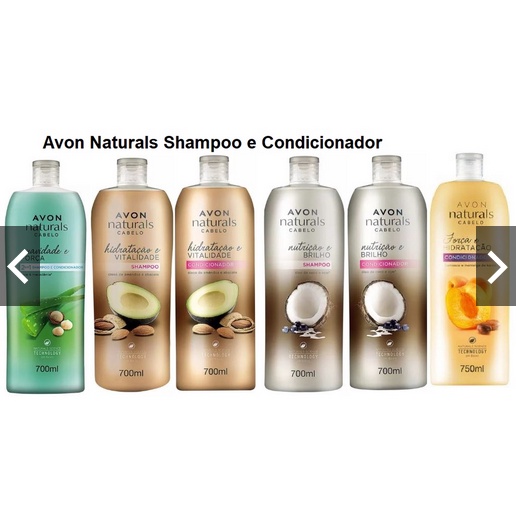 Shampoo Naturals Avon - 700 ml