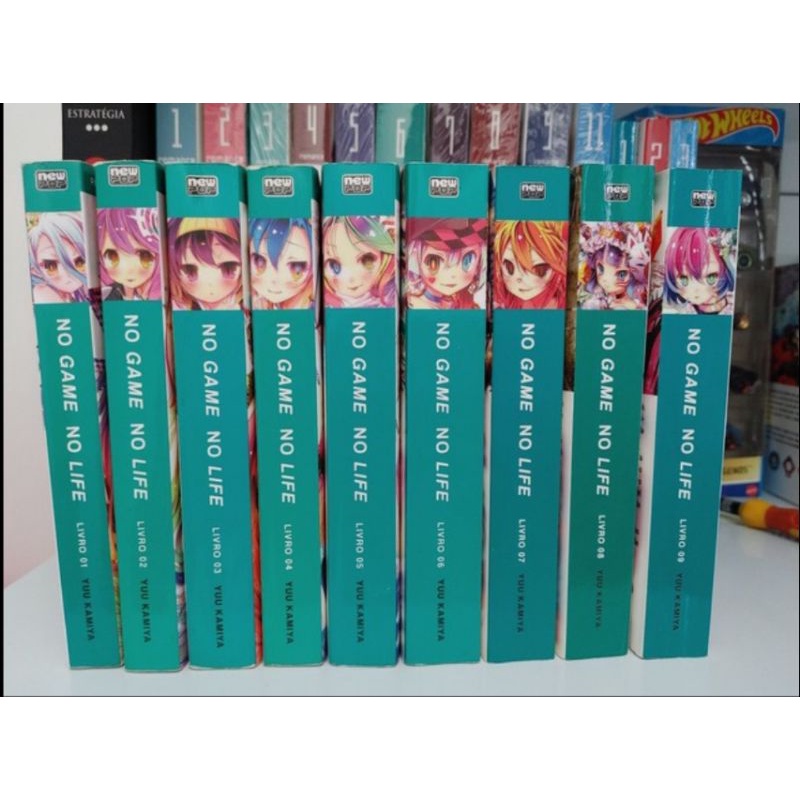 No Game No Life - Light Novel - Vol. 1,2,3,4,5,6,7,8 e 9 | Shopee Brasil