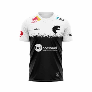 Furia Esports 2022 Team CSGO Jersey Masculino Pantera Negra Camiseta Casual De Manga Curta