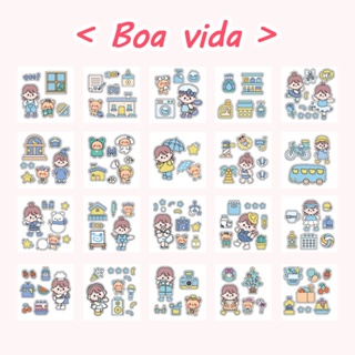 1 Caixa De Adesivos Temáticos De Panda, Desenhos Animados E Decoração  Estilo Doodles Adoráveis Para Notebook, Garrafa De Água, Porta De Vidro,  Fundo De Parede