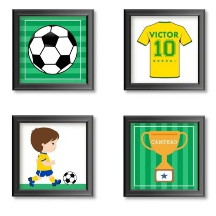 Quadro Decorativo Infantil Decorativo Infantil - Futebol (11)