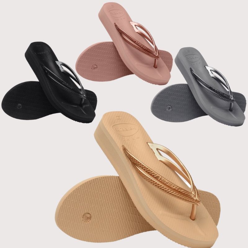 Chinelo havaianas feminino cheap com salto