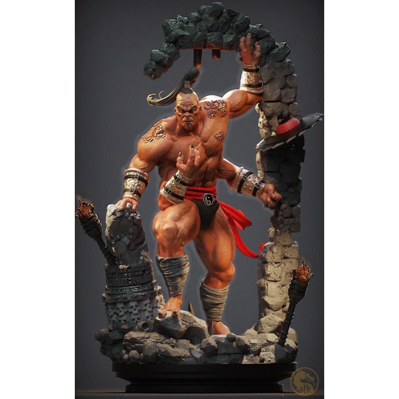 Boneco Action Figure Goro 23cm Resina Mortal Kombat – Geração Bit Games