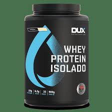 Whey Protein Isolado 900gr pote -Dux Nutrition