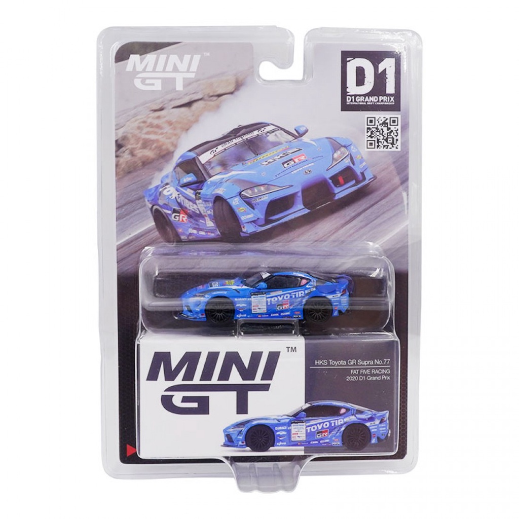 Mini GT 307 1 : 64 HKS TOYOTA GR SUPRA NO . 77 Corrida De