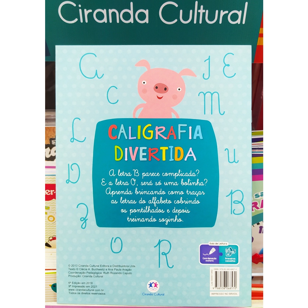 Letra Cursiva Caligrafia Divertida Shopee Brasil