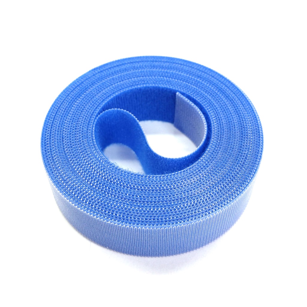 Velcro Original Dupla Face Organizador Rolo 3,65 M X 2 Cm Azul