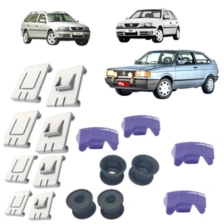 Kit Deslizante Grampo Trava Do Banco Gol Parati Voyage G1 G2 G3 G4 G5