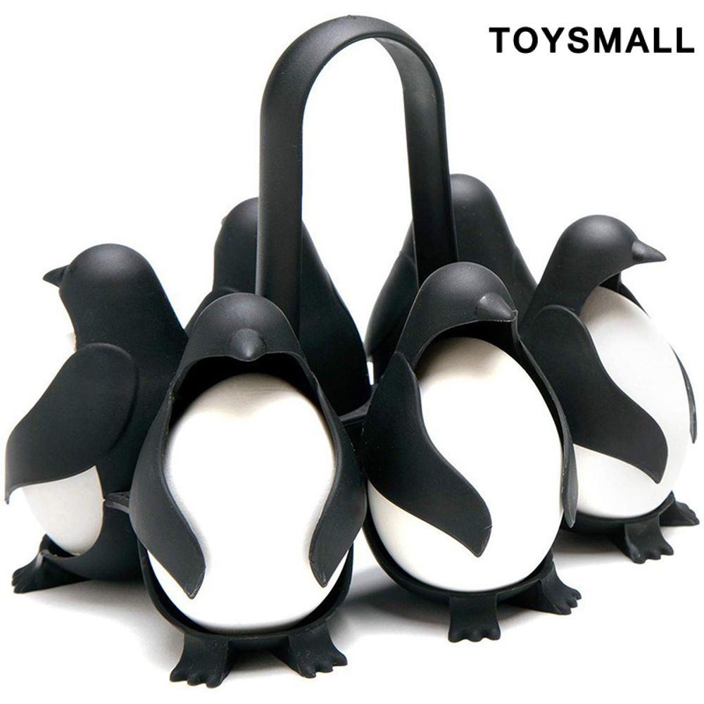 (entrega hoje) ​Suporte De Ovo Em Forma De Pinguim Fogão Ovos De Ovos Para Fazer Boiled Egg Cooker -toysmall