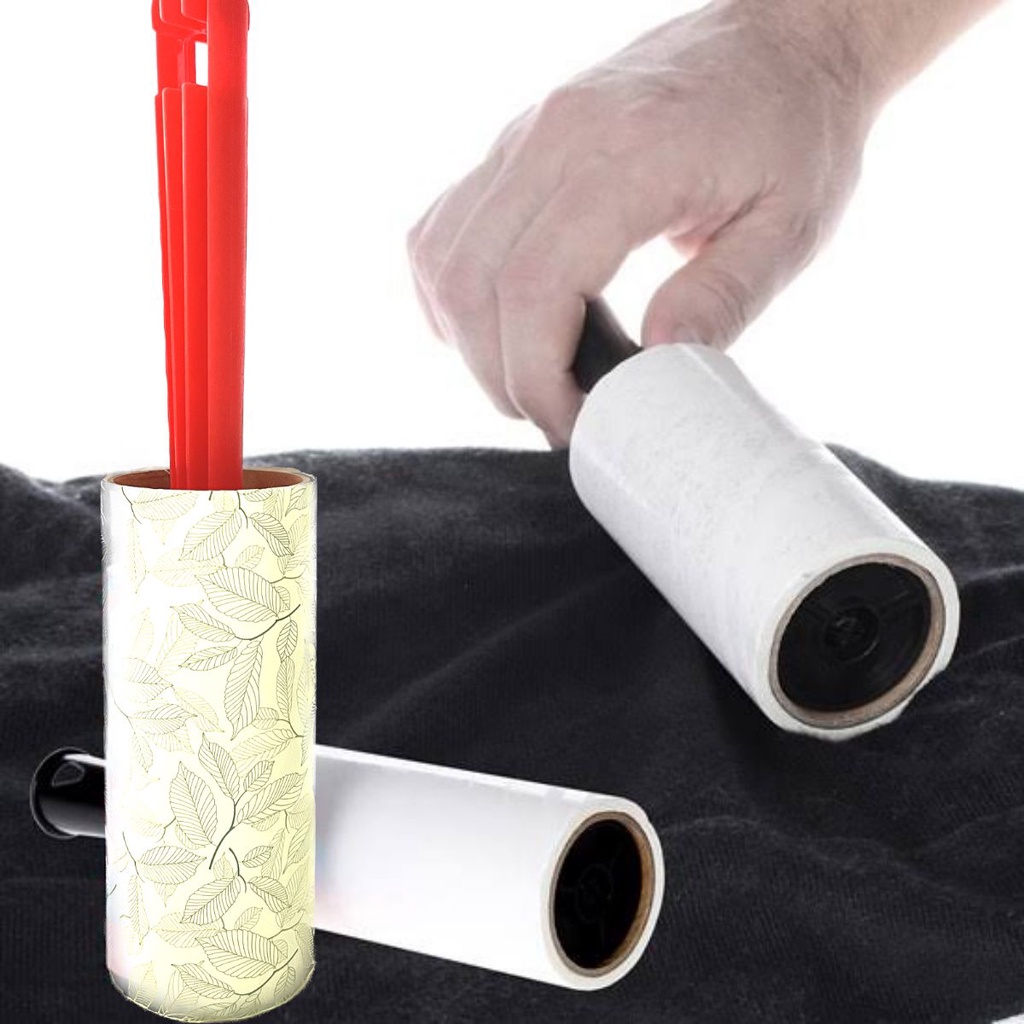 Rolo Tira Pelo Multiuso Prático de Roupas Com 20 Folhas Removedor de ...