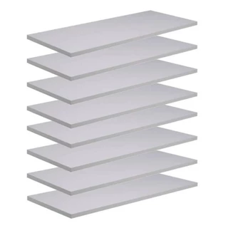 kit 10 prateleira 60x20 na cor branca fosco 100%MDF 15mm de espessura