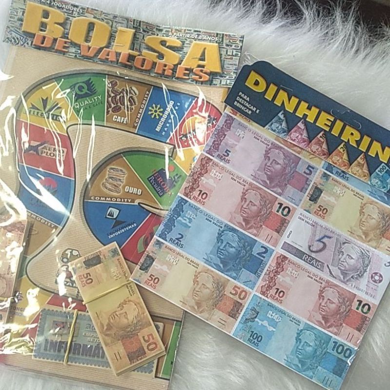 Jogo De Tabuleiro (bolsa De Valores) ENVIADO EM 24HS