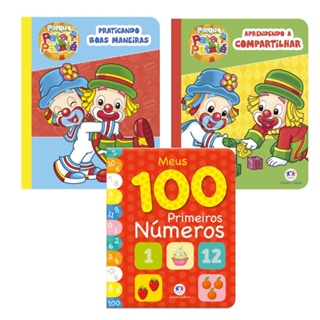 Kit Livros Patati-Patatá e 100 Primeiros Números Almofadados