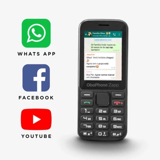 ObaPhone Zapp: o celular de barrinha com WhatsApp