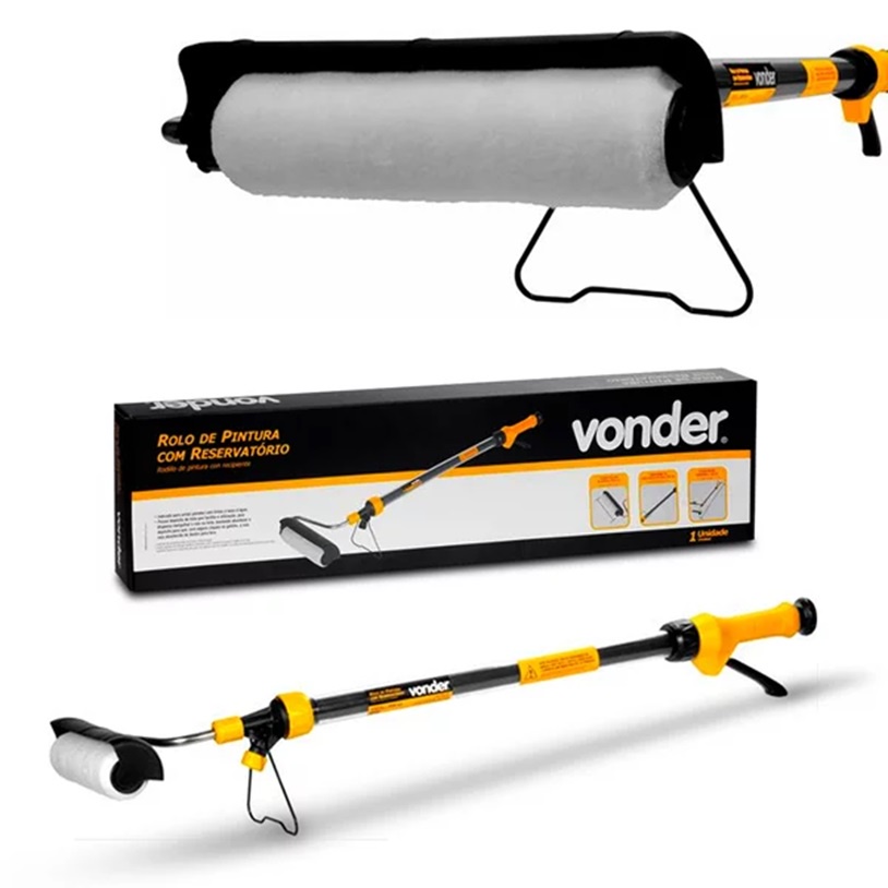 Rolo De Pintura Profissional Com Reservatório 500ml Vonder | Shopee Brasil